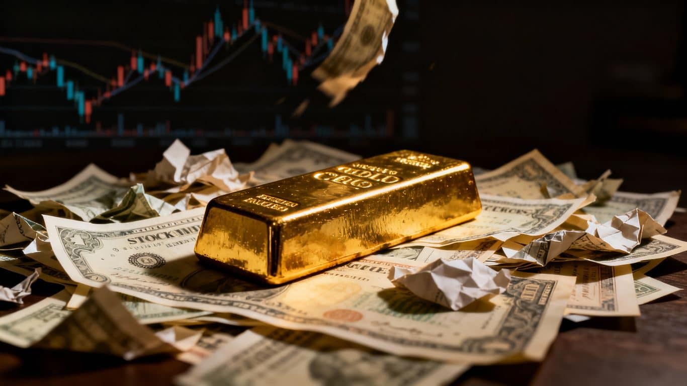 L'or est-il un actif de refuge en cas de krach boursier