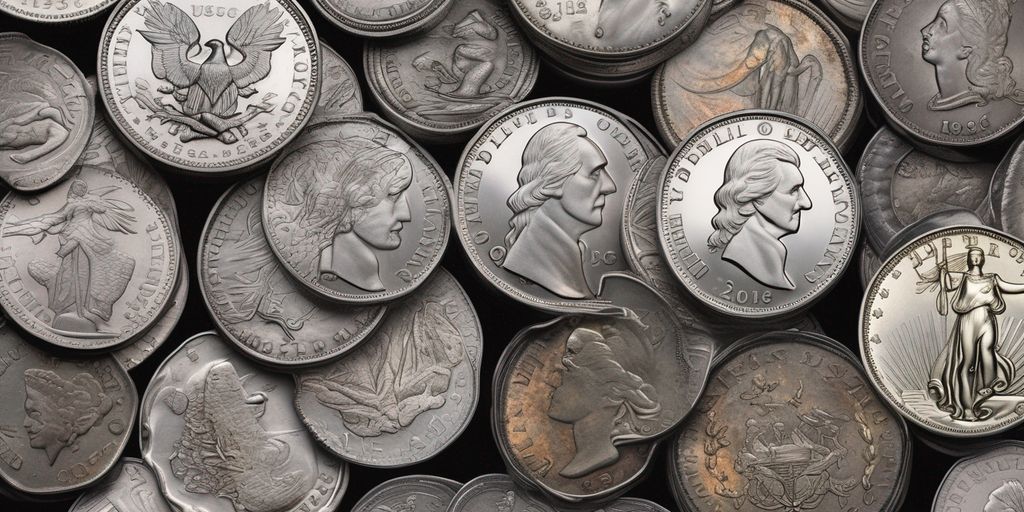 Pièces en argent rares