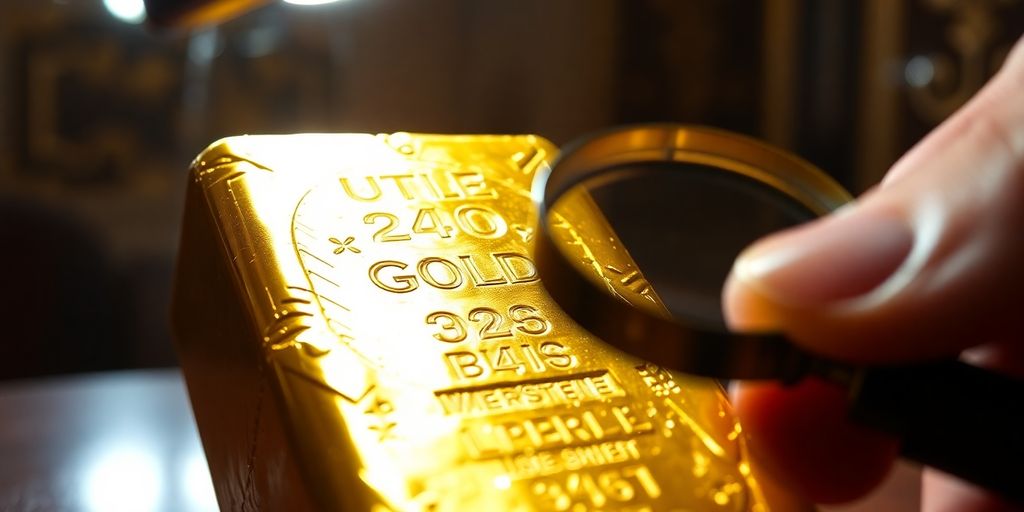 Vérification authenticité lingot d’or à Versailles