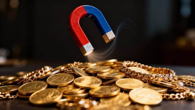 Le test de l'aimant est-il fiable pour l'or