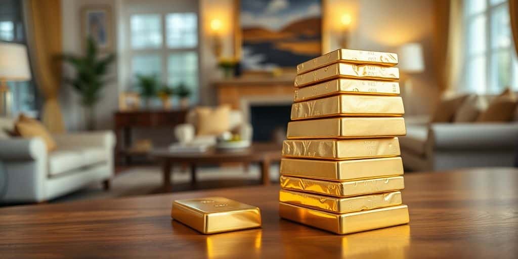 Lingots d’or en héritage