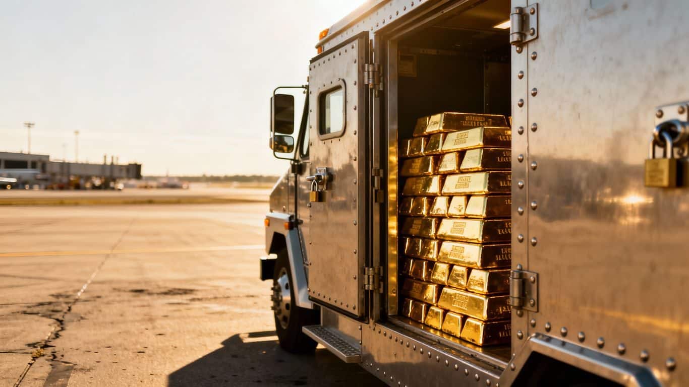 Sécuriser le transport d'or acheté à l'étranger vers la France