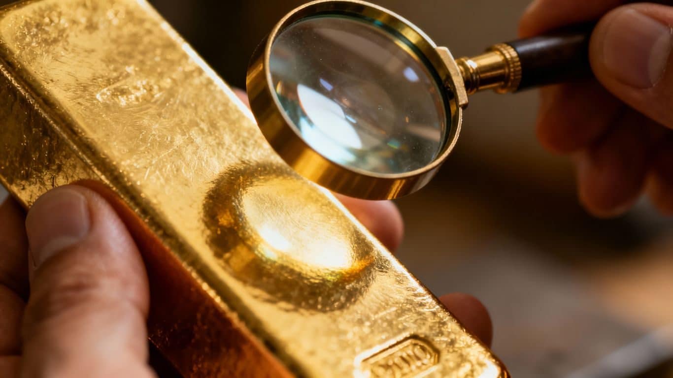 Évaluer la valeur de son or pour l'assurance