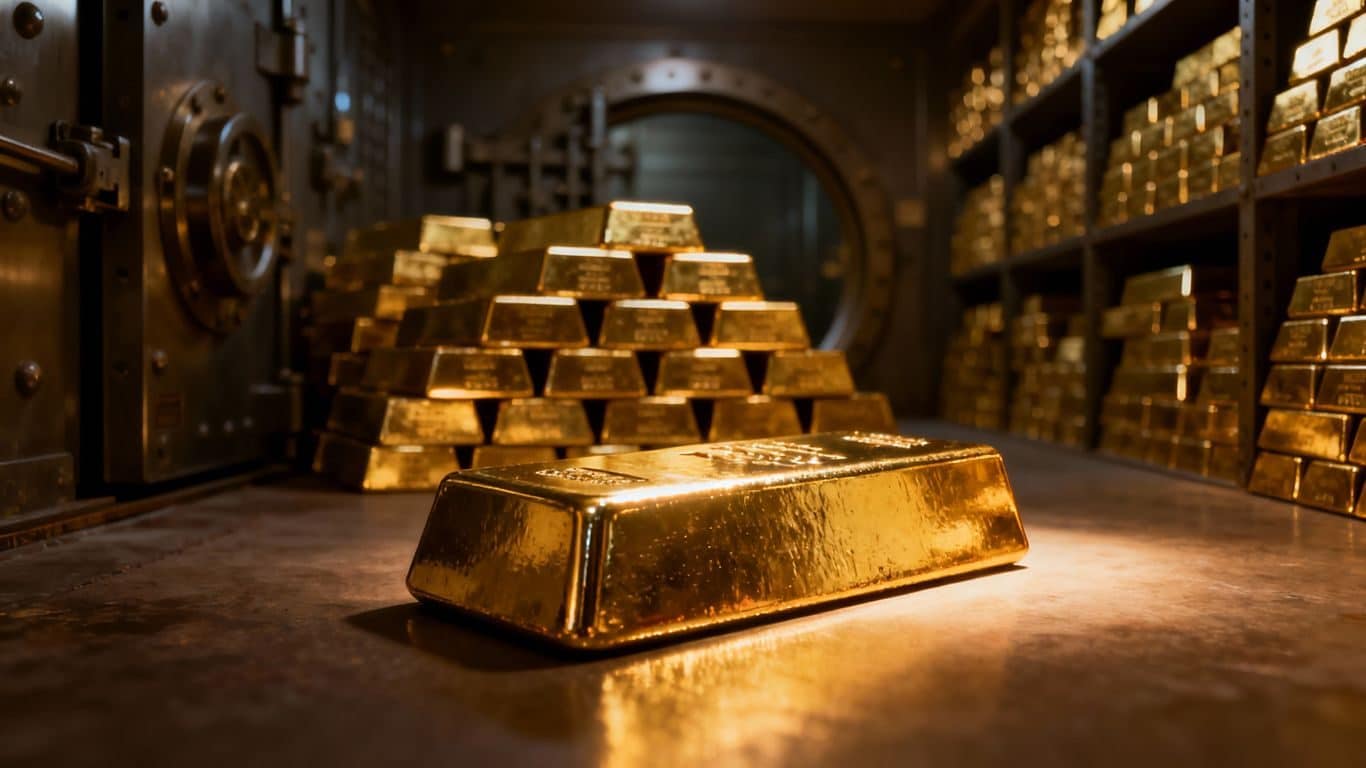 Stockage d'or en zone franche