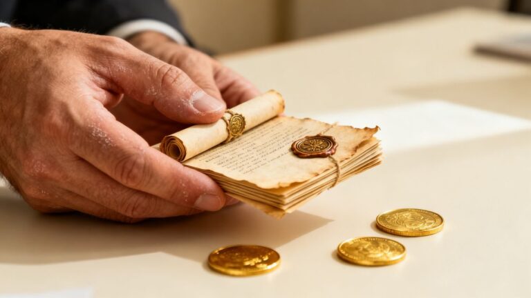 Les documents à conserver après la vente d'or
