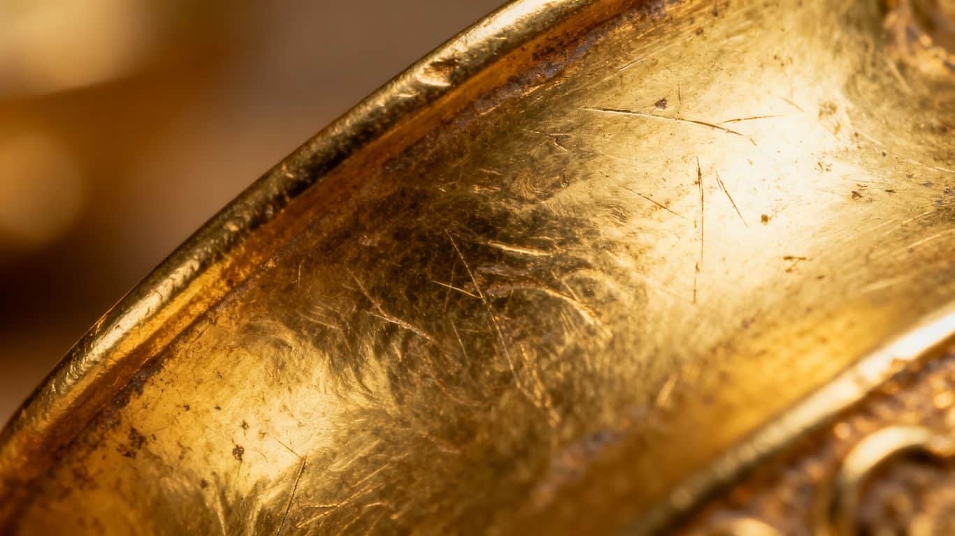Créer des textures uniques sur des surfaces en or