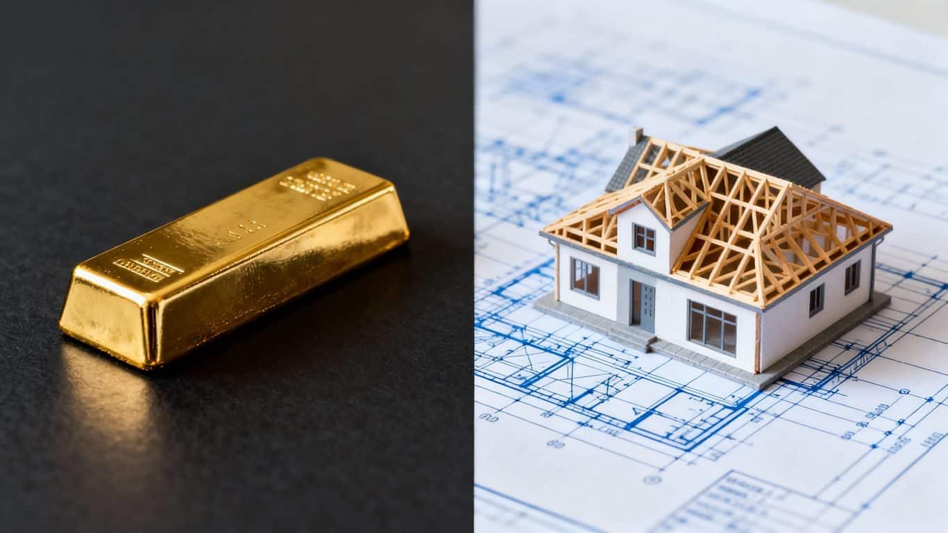 L'or se compare-t-il à l'immobilier pour la protection du patrimoine