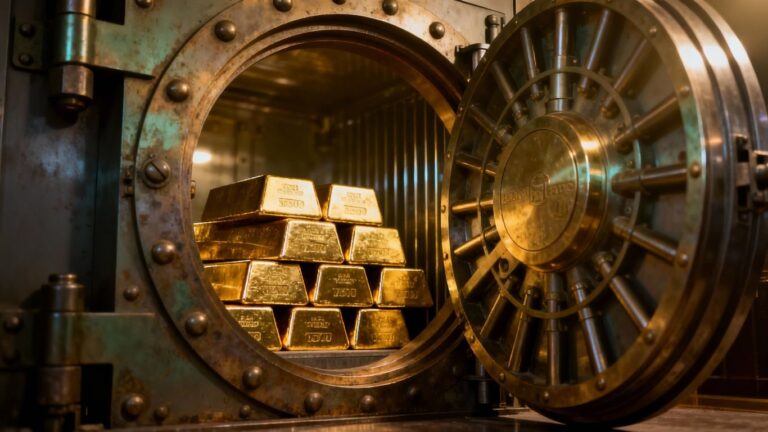 Récupérer l'or stocké dans un coffre-fort bancaire en cas de faillite de la banque