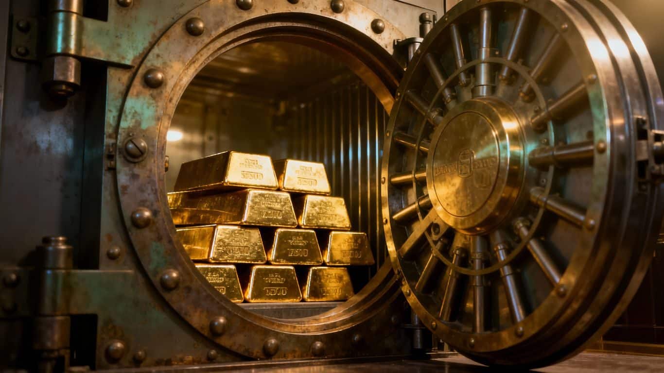 Récupérer l'or stocké dans un coffre-fort bancaire en cas de faillite de la banque