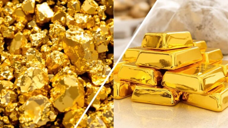L'or est-il extrait et raffiné