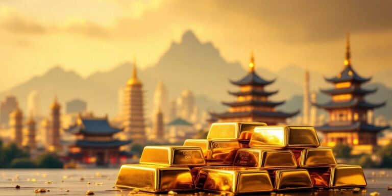 Les Réserves d'Or des Pays asiatiques