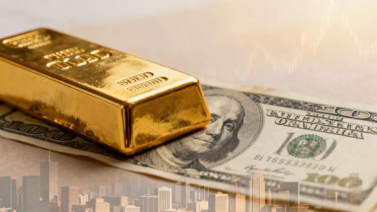 Corrélation entre or et dollar américain