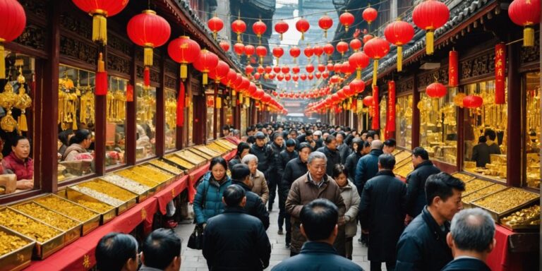 La demande d'or en Chine augmente en 2024
