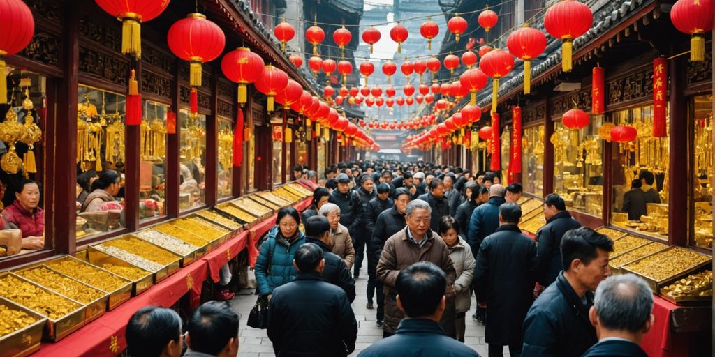 La demande d'or en Chine augmente en 2024