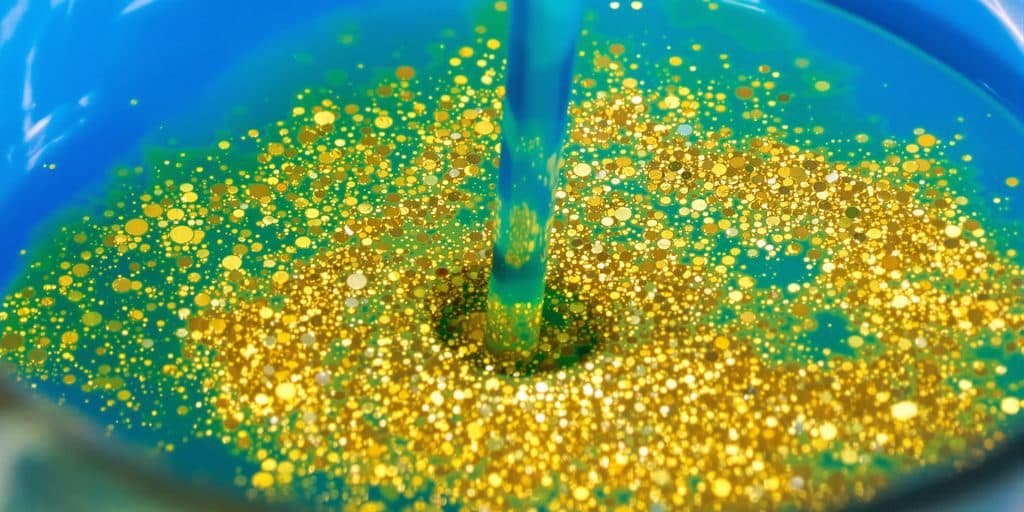 Cyanuration or : procédé extraction chimique