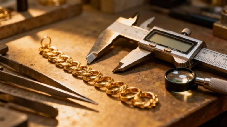 Outils de mesure précis indispensables en bijouterie or