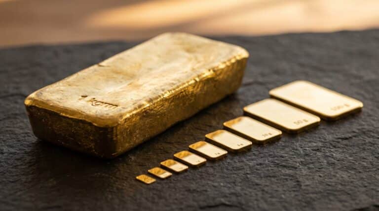 Différence entre un lingot et un lingotin d’or : le guide complet