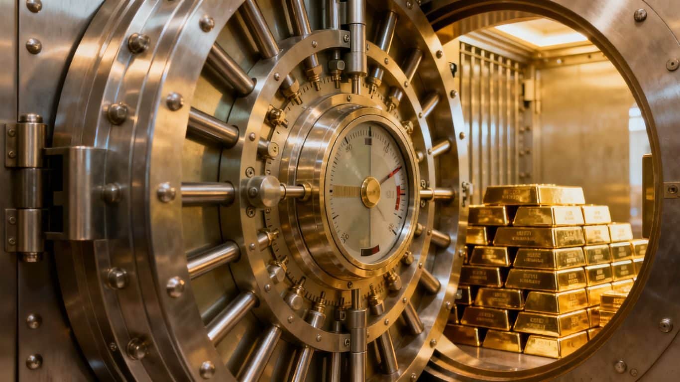 Systèmes de sécurité des coffres-forts bancaires pour l'or