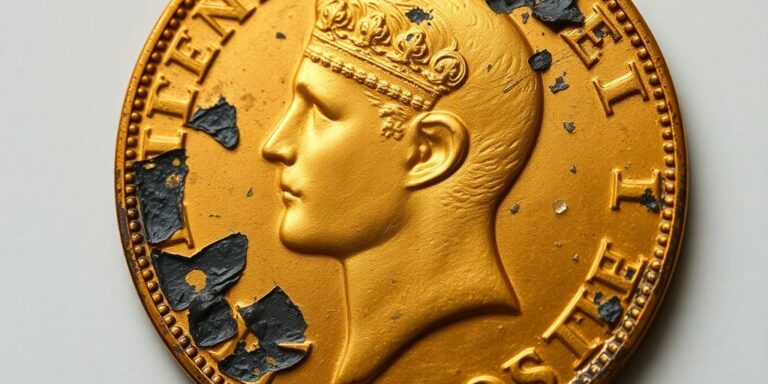 Est-il possible de vendre un Napoléon en or abîmé