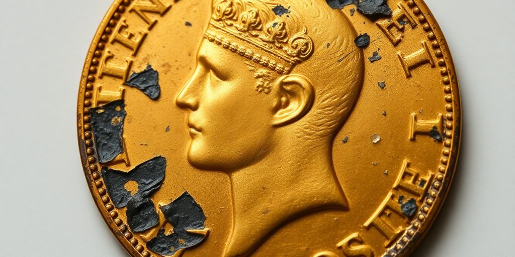 Est-il possible de vendre un Napoléon en or abîmé