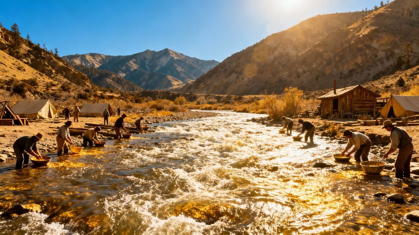 Histoire de la ruée vers l'or en Californie