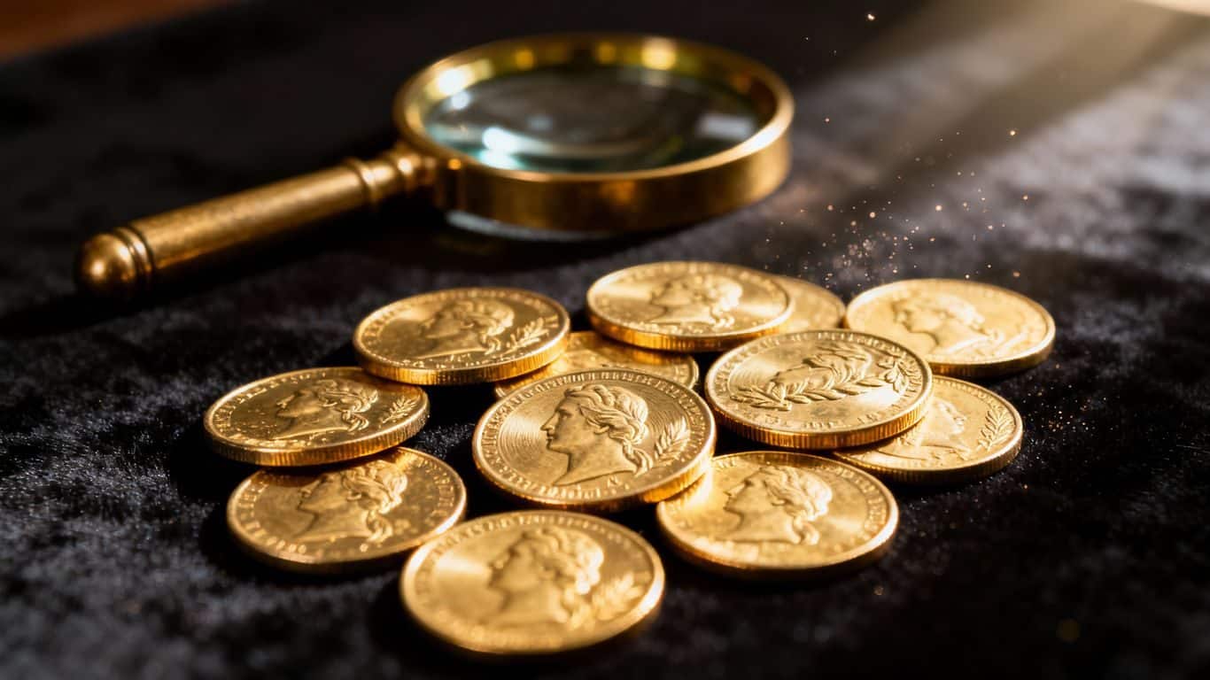 Vérifier l'authenticité des pièces d'or de collection