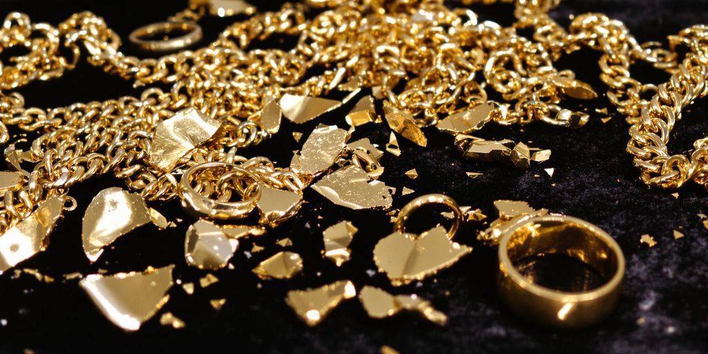 Vendre bijoux en or cassés ou endommagés aux enchères