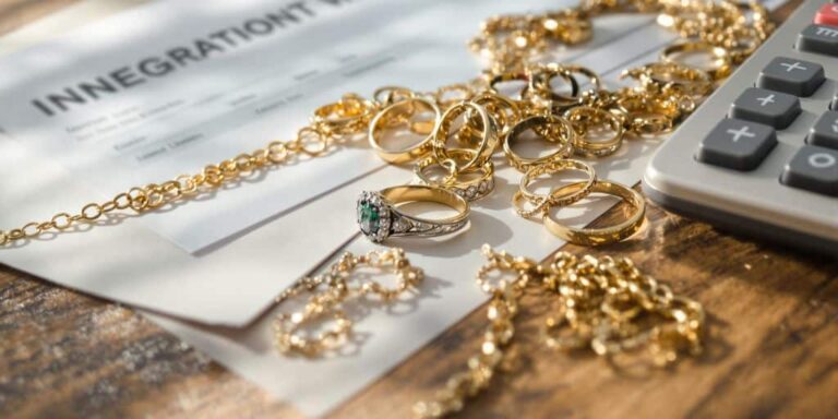 Calculer la plus-value sur la vente de bijoux hérités