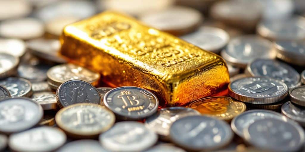 Convertir un lingot d'or en argent