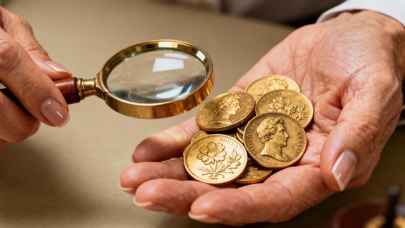 Un notaire évalue-t-il les pièces d'or anciennes