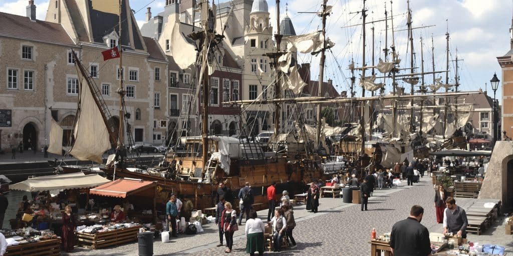 Commerce or médiéval