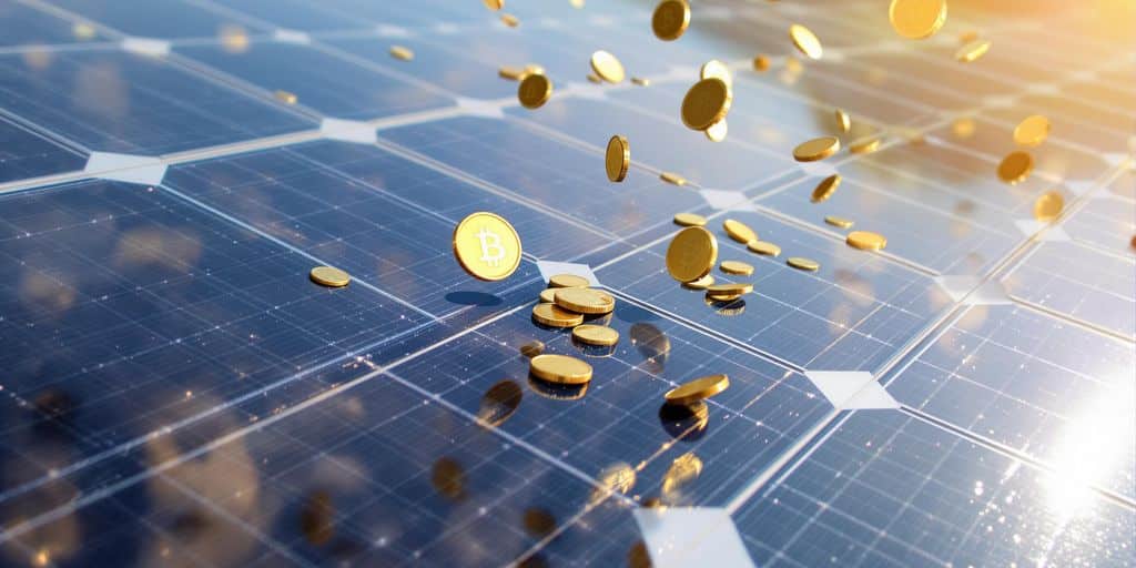 Argent et panneaux solaires