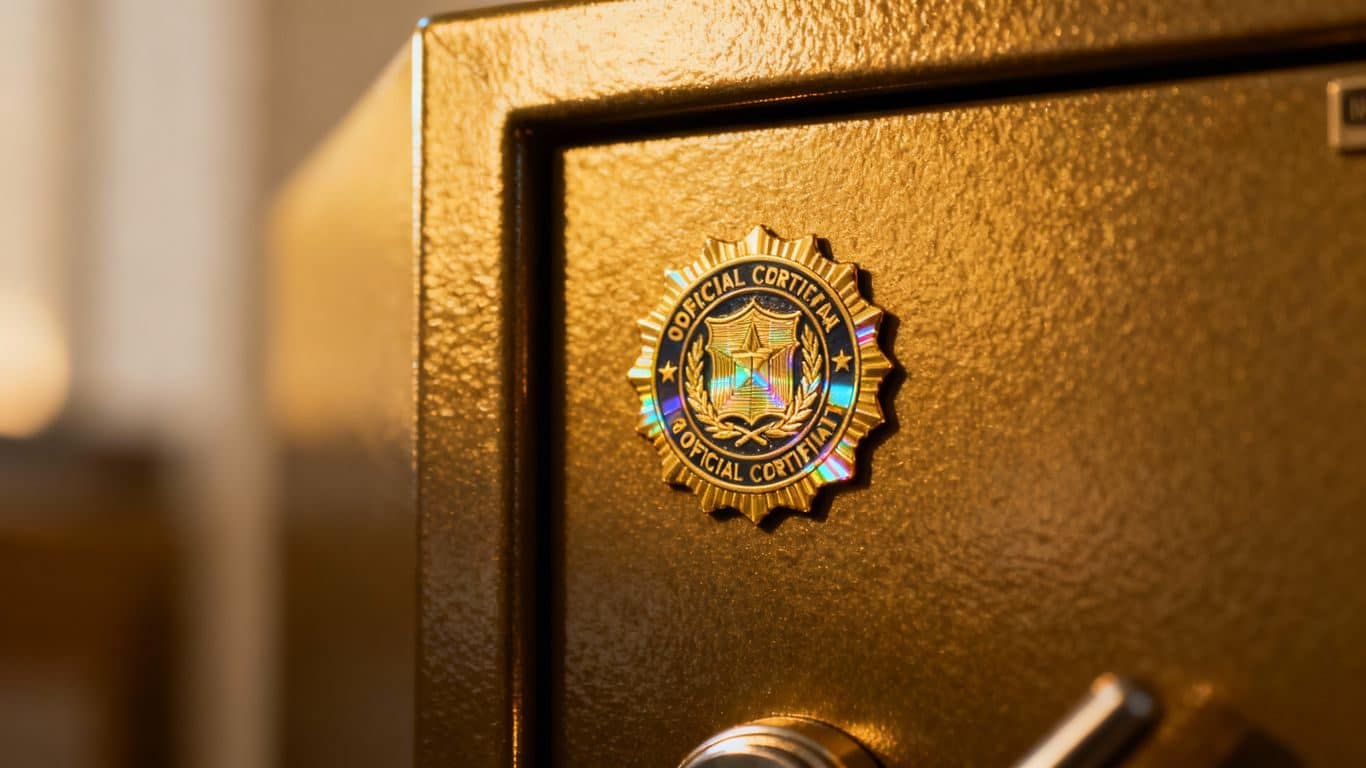 Vérifier l'authenticité des certifications d'un coffre-fort