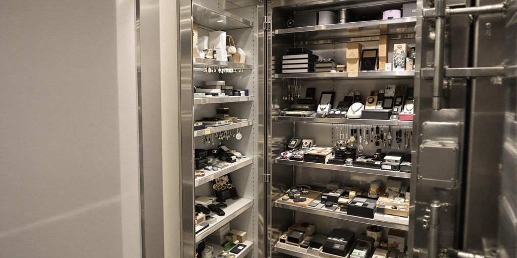 Les objets mis en gage sont-ils stockés sur place ou dans un autre lieu sécurisé