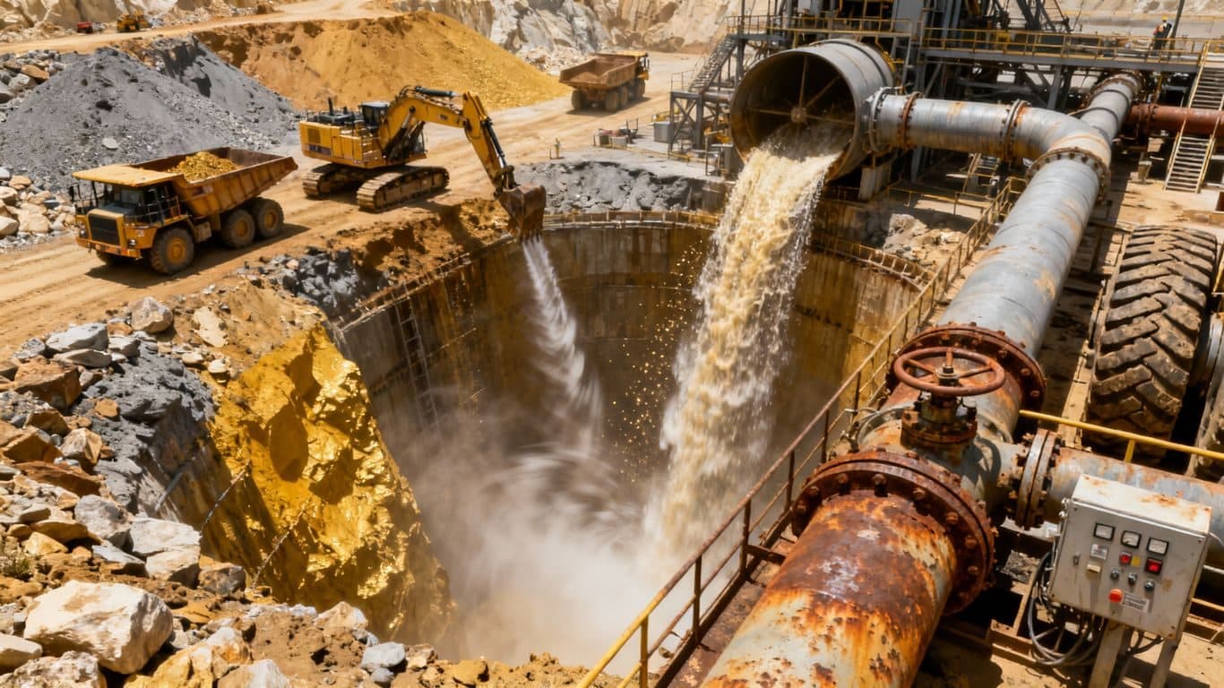 La consommation d'eau est-elle gérée dans les mines d'or