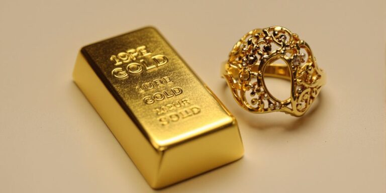 Différence entre l’or d’investissement et l’or de joaillerie