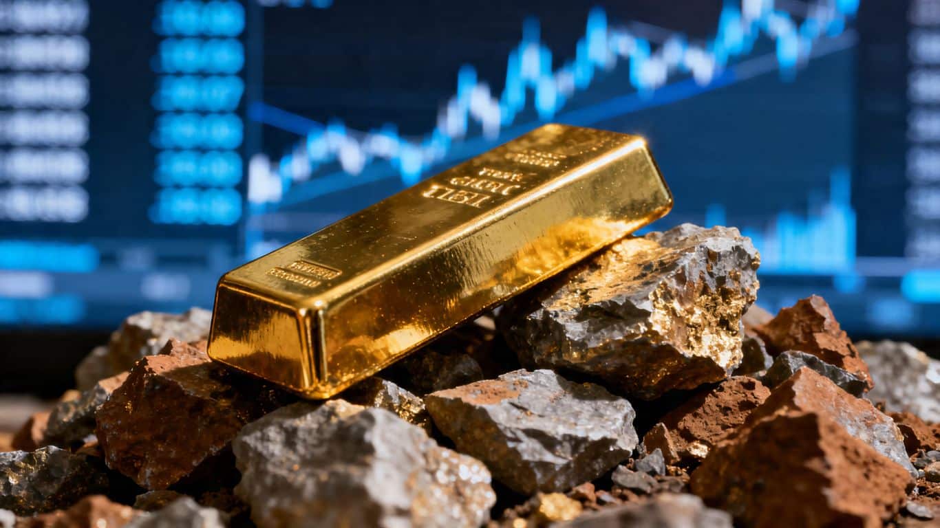 Corrélation prix de l'or et actions minières