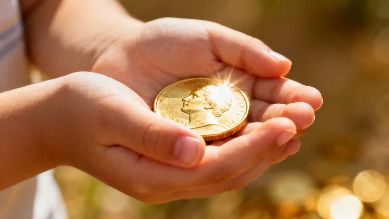 Acheter de l'or pour ses enfants