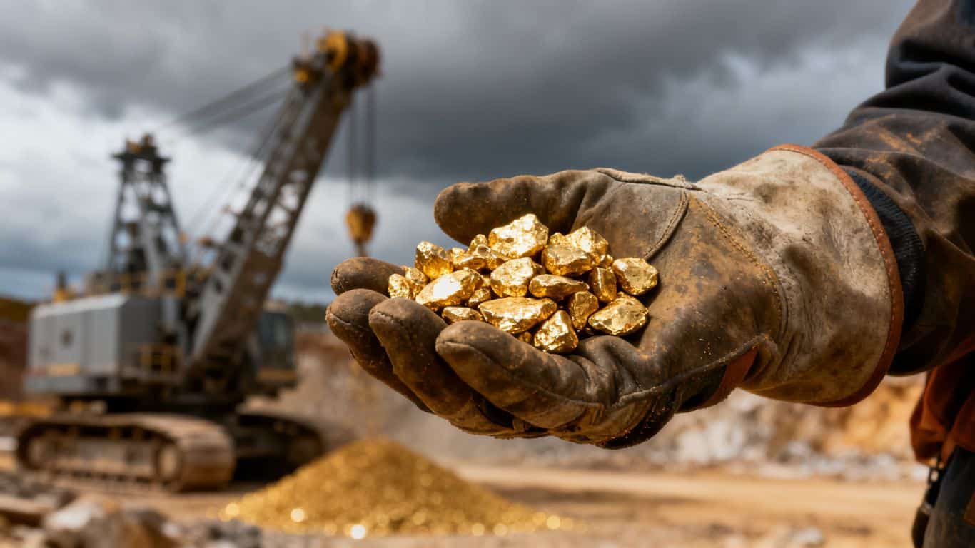 Production minière et cours de l'or inflation