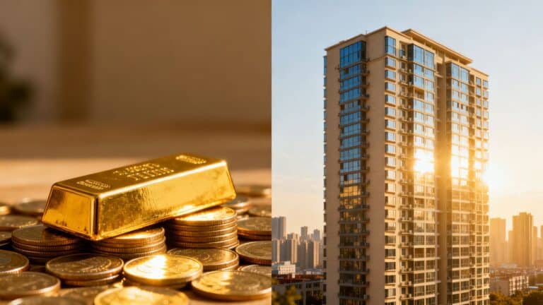 Investir dans l'or ou l'immobilier inflation