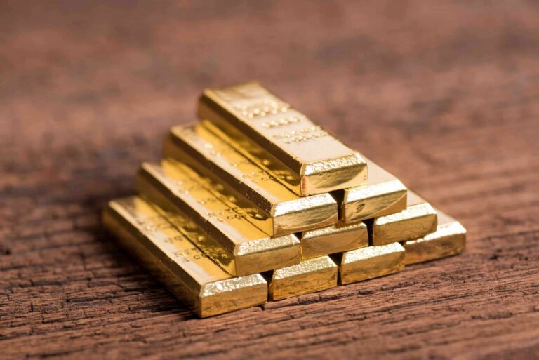 Lot de lingots d’or