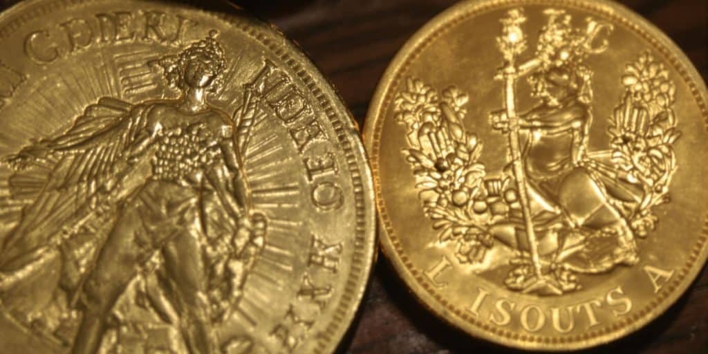 Louis d’or 20 vs 10 francs