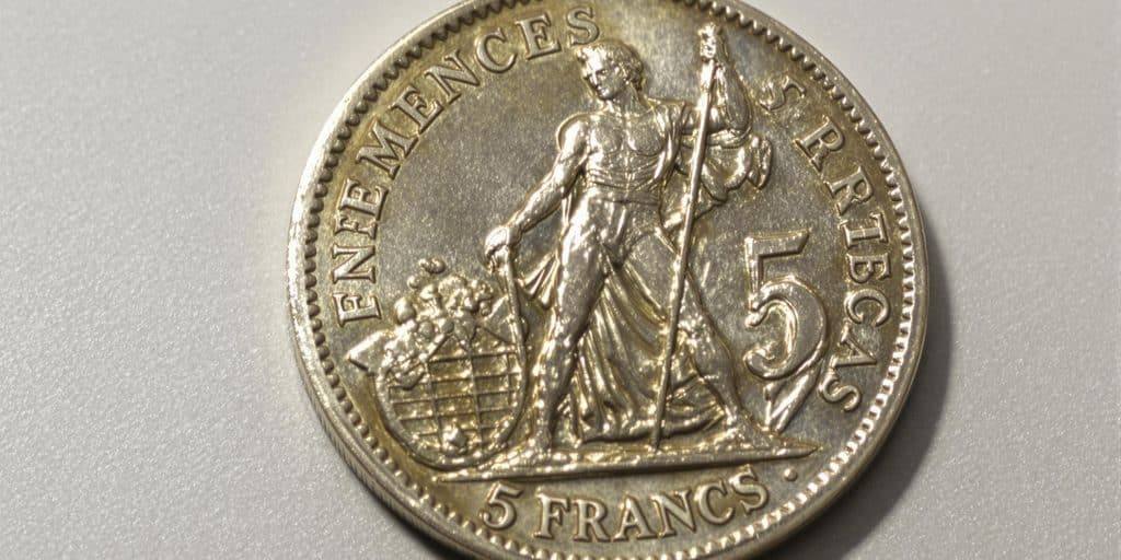 Poids et dimensions pièce 5 francs Semeuse argent