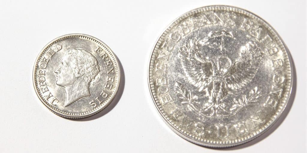 5 francs Semeuse vs 100 francs argent