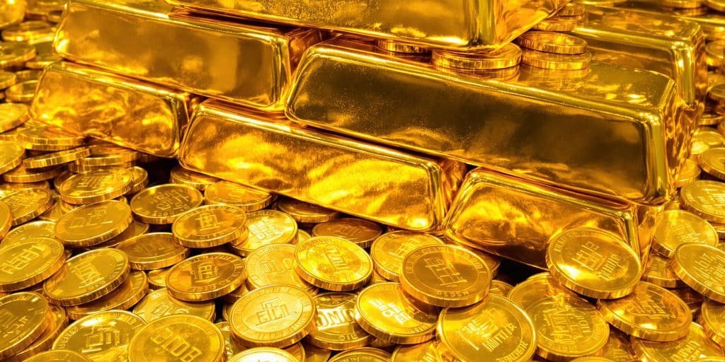 Cours de l'or sur 5 ans