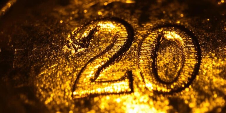 Les émissions rares de la pièce de 20 dollars or