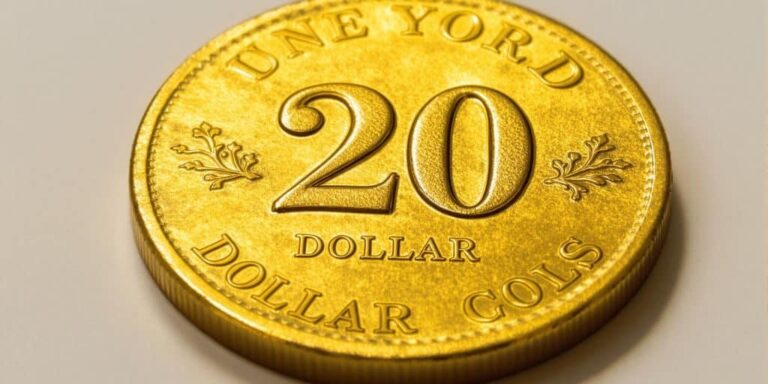 Reconnaître un vrai 20 dollars or