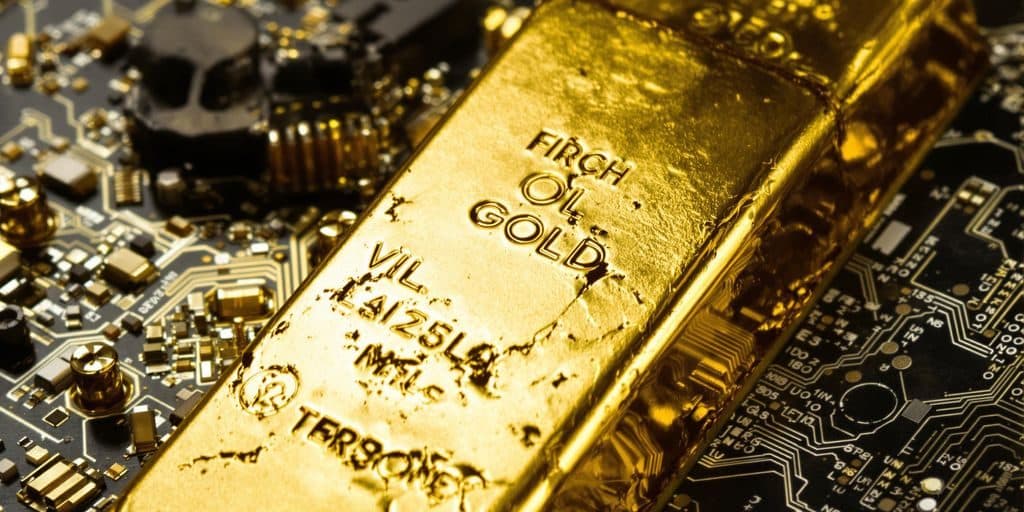 Quel pourcentage d’or est utilisé à des fins industrielles