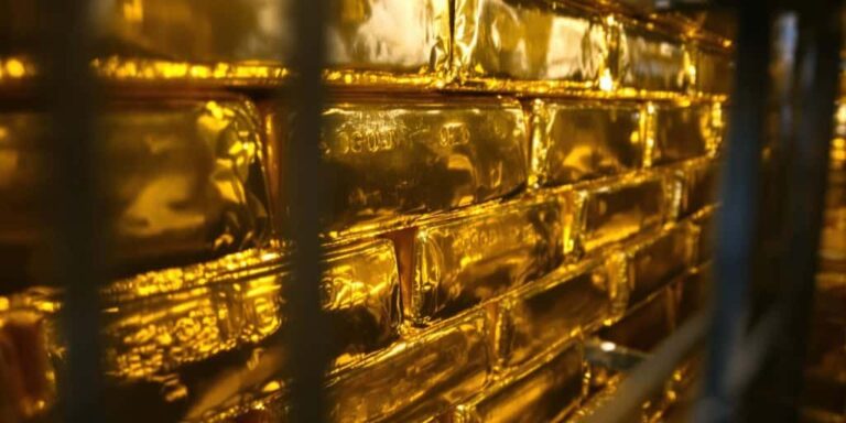Évolution mensuelle du prix de l'or depuis janvier 2020
