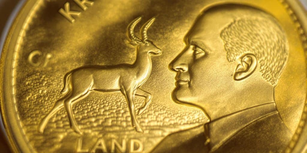 Est fixé le prix d’un Krugerrand
